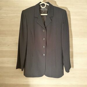 Navy Pinstripe Women's Jacket